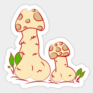 Dickroom - Dick Mushroom Sticker